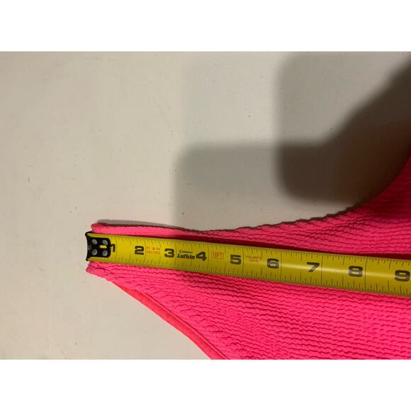 Lilly Pulitzer Stassi Knee Length Textures Scrunch Dress Large NWT Roxie Pink - Picture 6 of 11